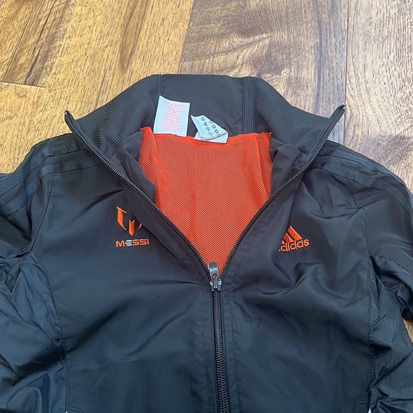 Adidas Boy’s Black Messi Jacket Pants Set Size XS - Picture 4 of 8